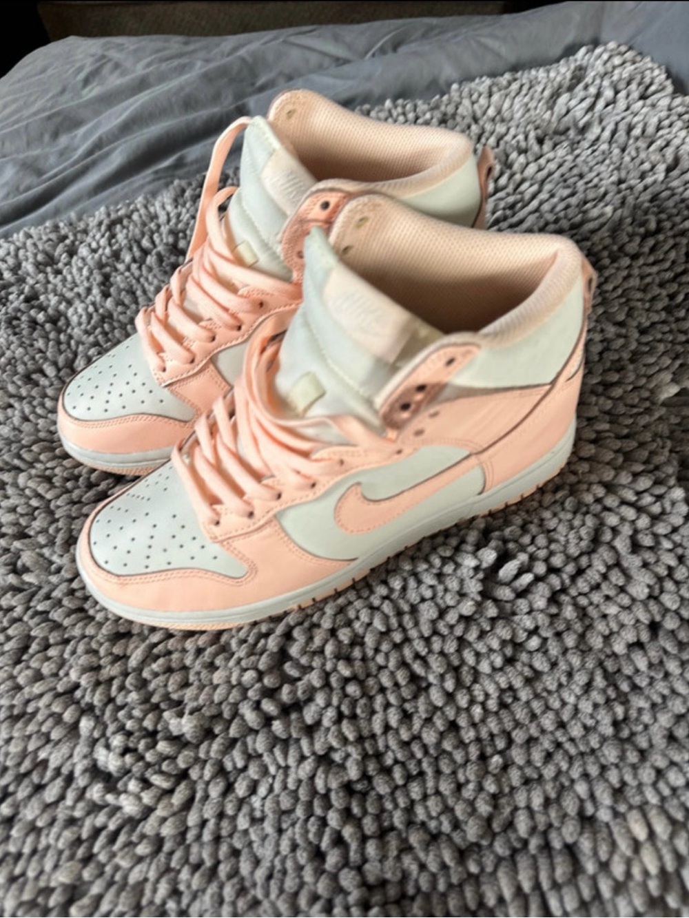 Nike Women’s Peach & Cream High-Top Sneakers